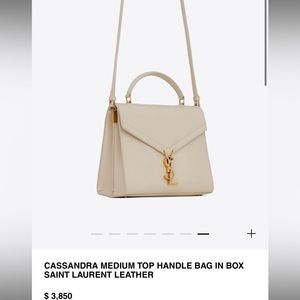 Ysl medium Cassandra top handle